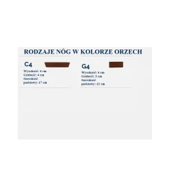 Comforteo Łóżko Clarise w różnych rozmiarach oraz kolorach do wyboru