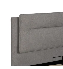 Zona-Design Łóżko FADARANT 164 x 214 cm beżowe z pojemnikiem