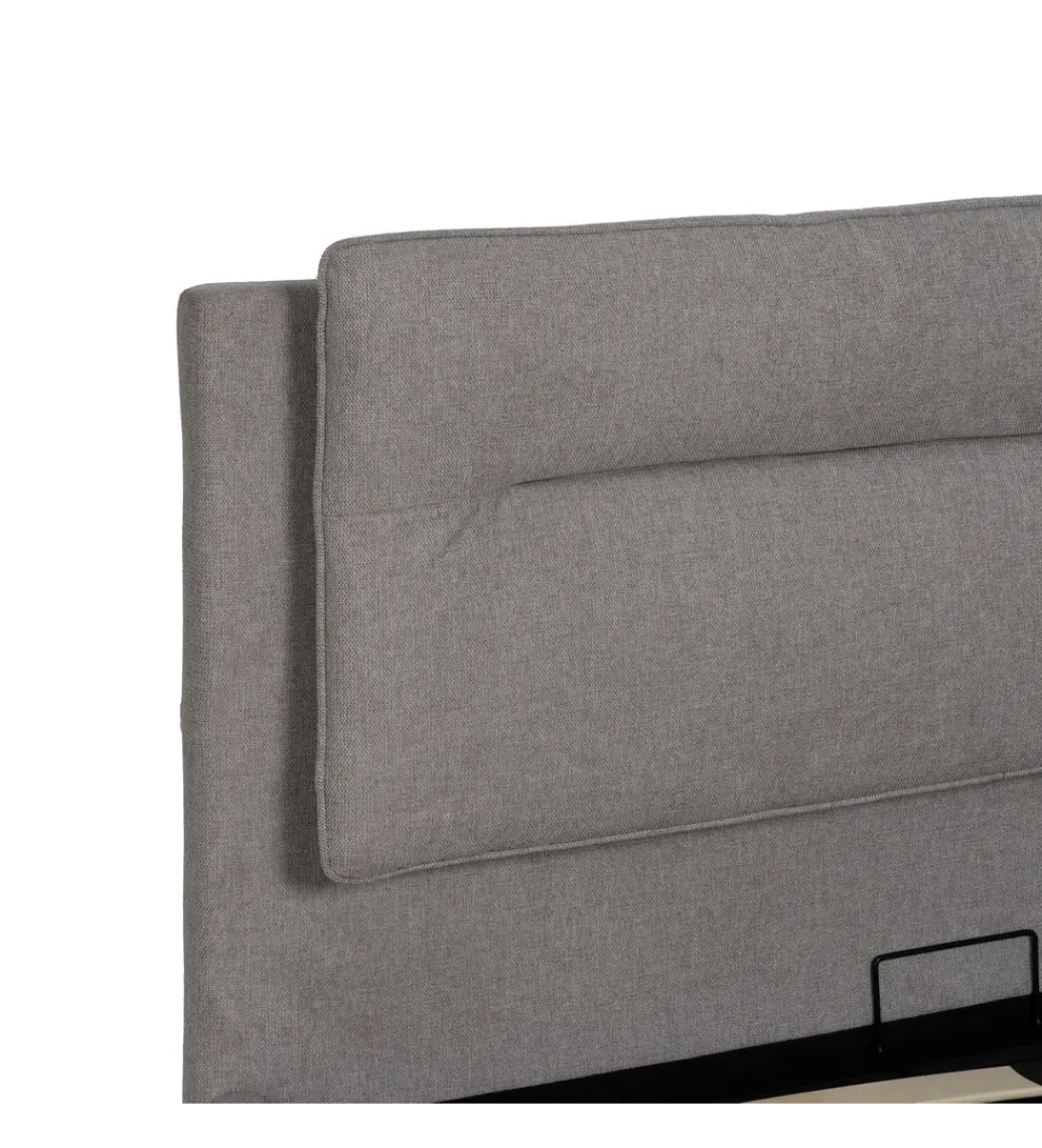 Zona-Design Łóżko FADARANT 164 x 214 cm beżowe z pojemnikiem