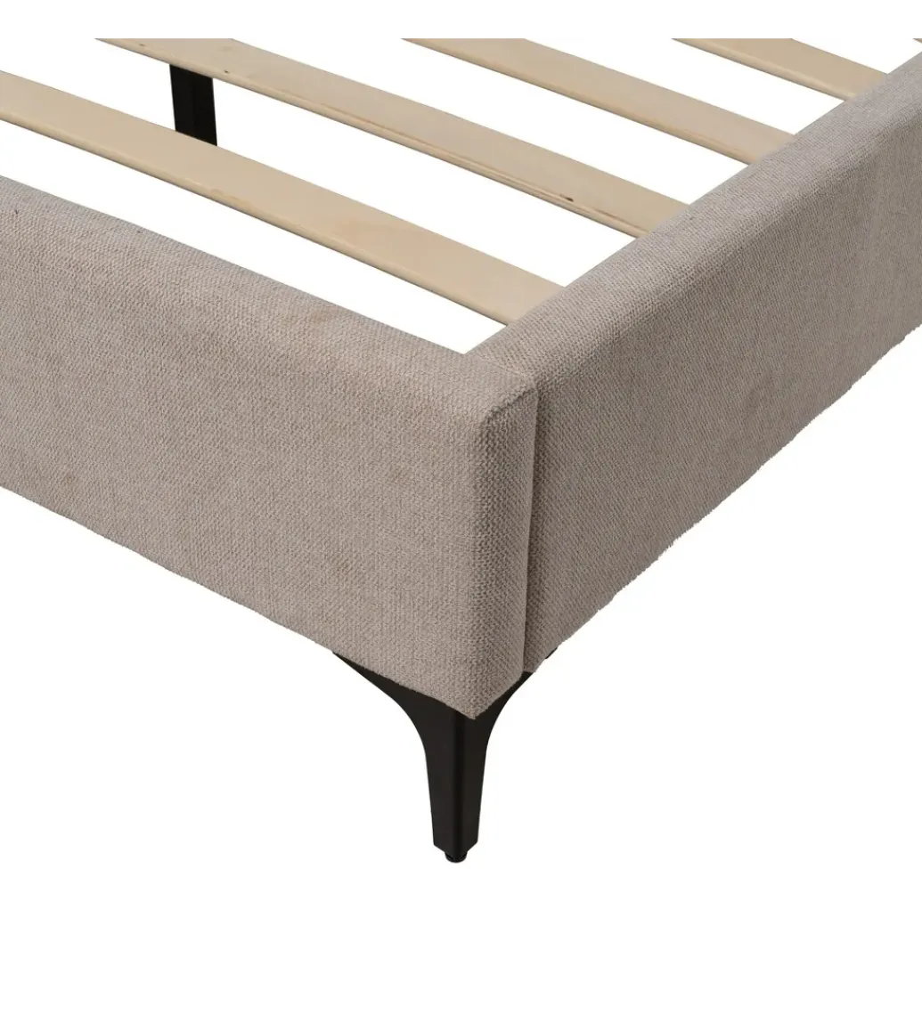 Zona-Design Łóżko ISABELARY 163 x 215 cm beżowe