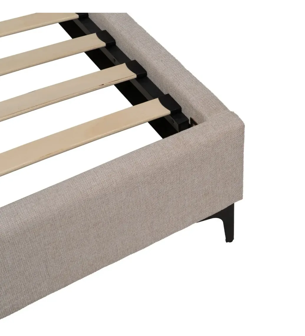 Zona-Design Łóżko ISABELARY 163 x 215 cm beżowe