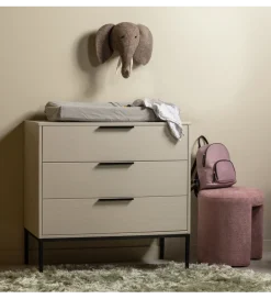WOOOD Komoda ADAM 94 cm drewno sosny dust