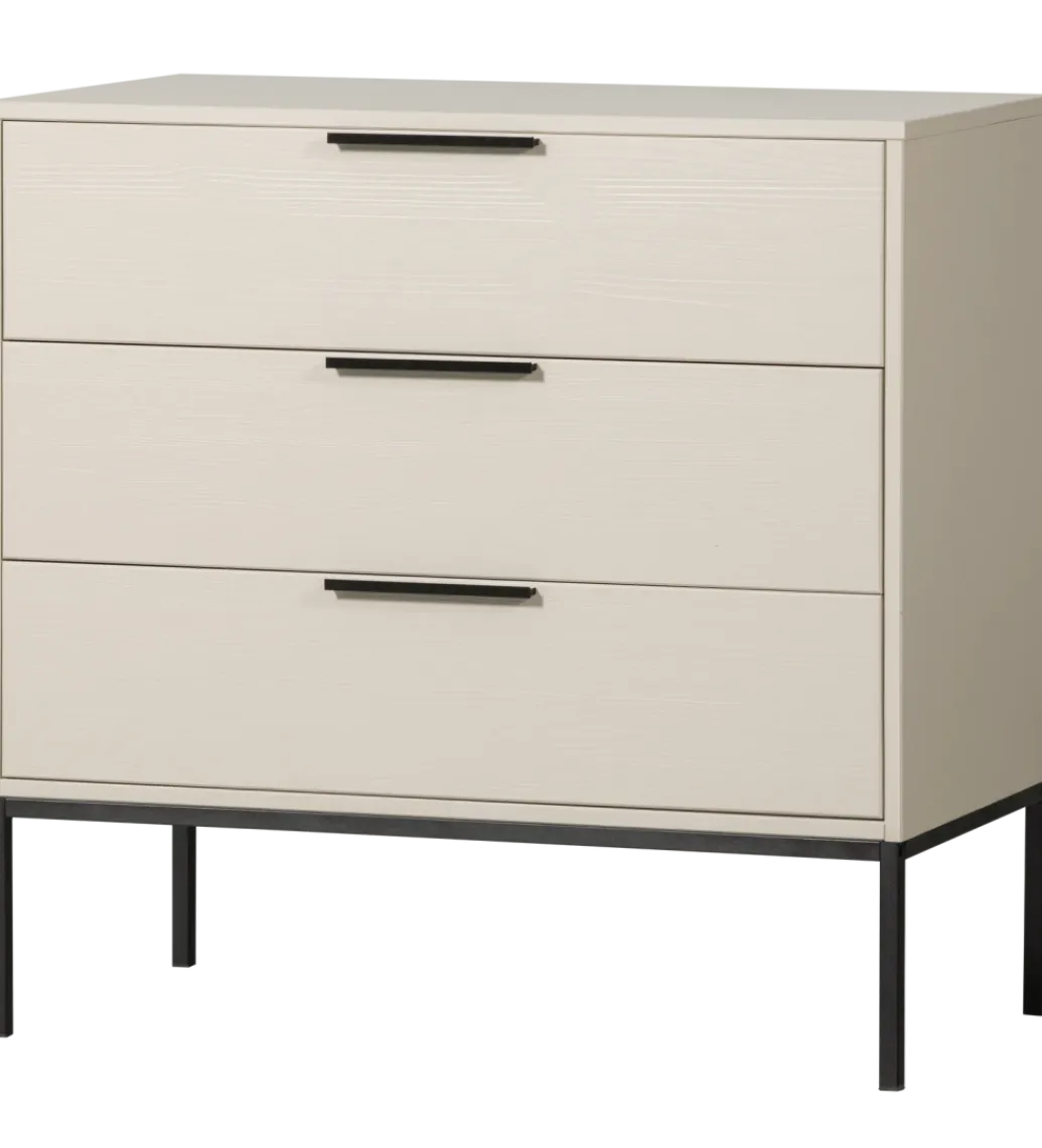 WOOOD Komoda ADAM 94 cm drewno sosny dust