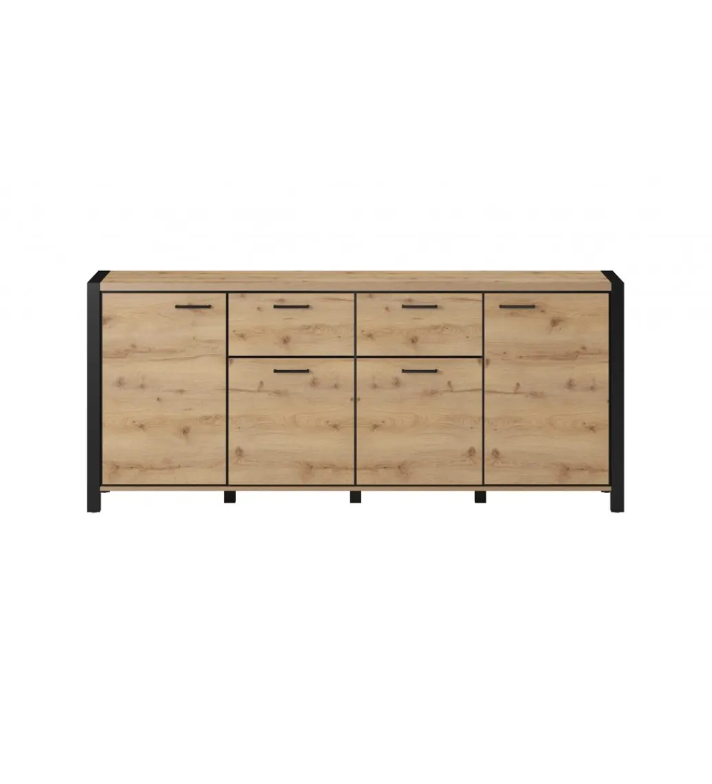 Helvetia Komoda AKTIV 213 cm w optyce dąb Taurus