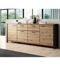Helvetia Komoda AKTIV 213 cm w optyce dąb Taurus