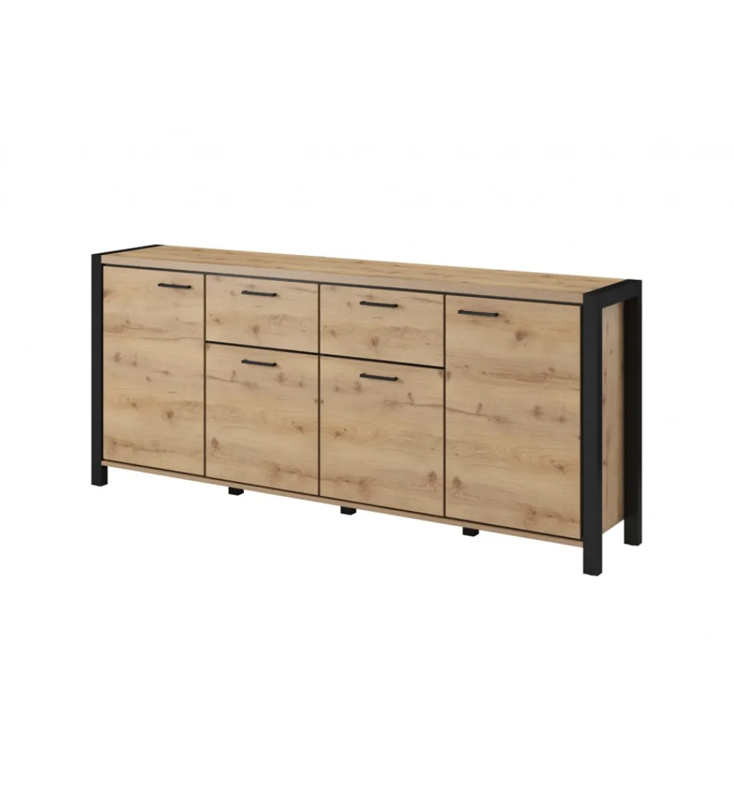 Helvetia Komoda AKTIV 213 cm w optyce dąb Taurus