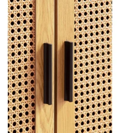 WOHNLING, GERMANY Komoda Ambert 80 cm czarna