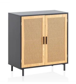 WOHNLING, GERMANY Komoda Ambert 80 cm czarna