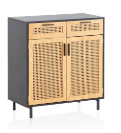 WOHNLING, GERMANY Komoda Ambert II 80 cm czarna