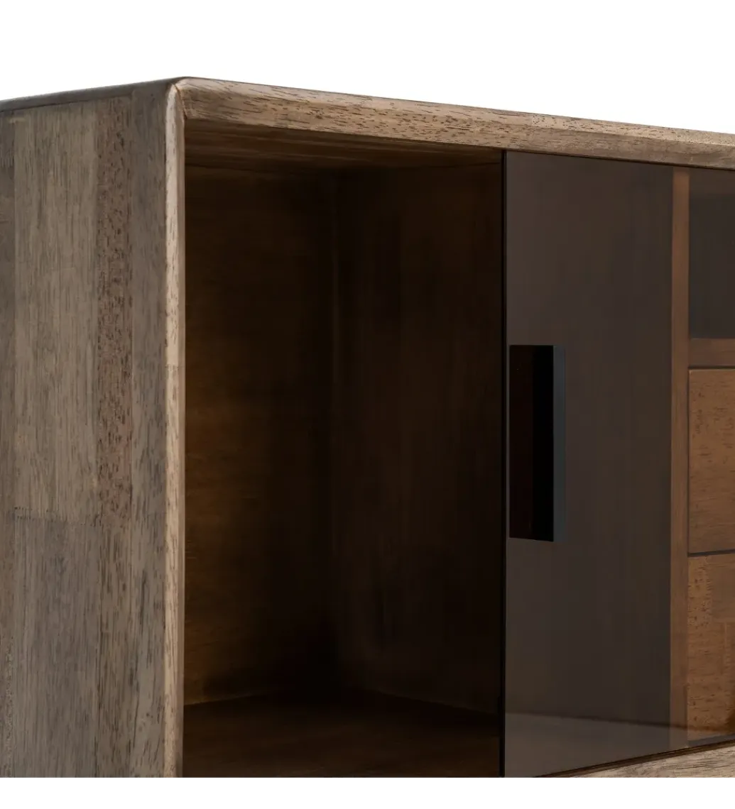 Zona-Design Komoda AMY 80 cm drewno kauczuk