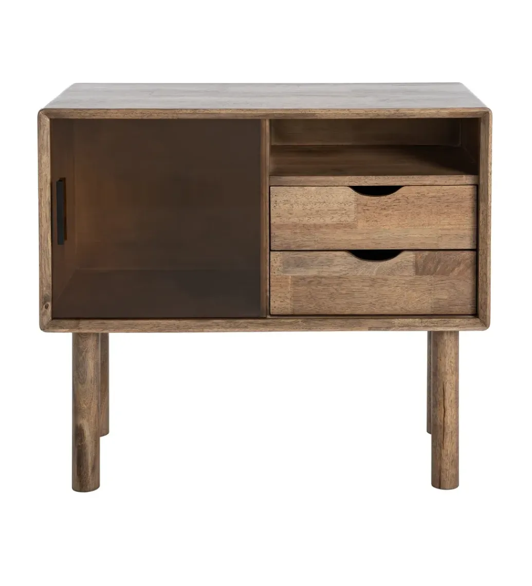 Zona-Design Komoda AMY 80 cm drewno kauczuk