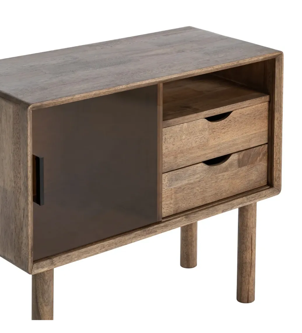 Zona-Design Komoda AMY 80 cm drewno kauczuk