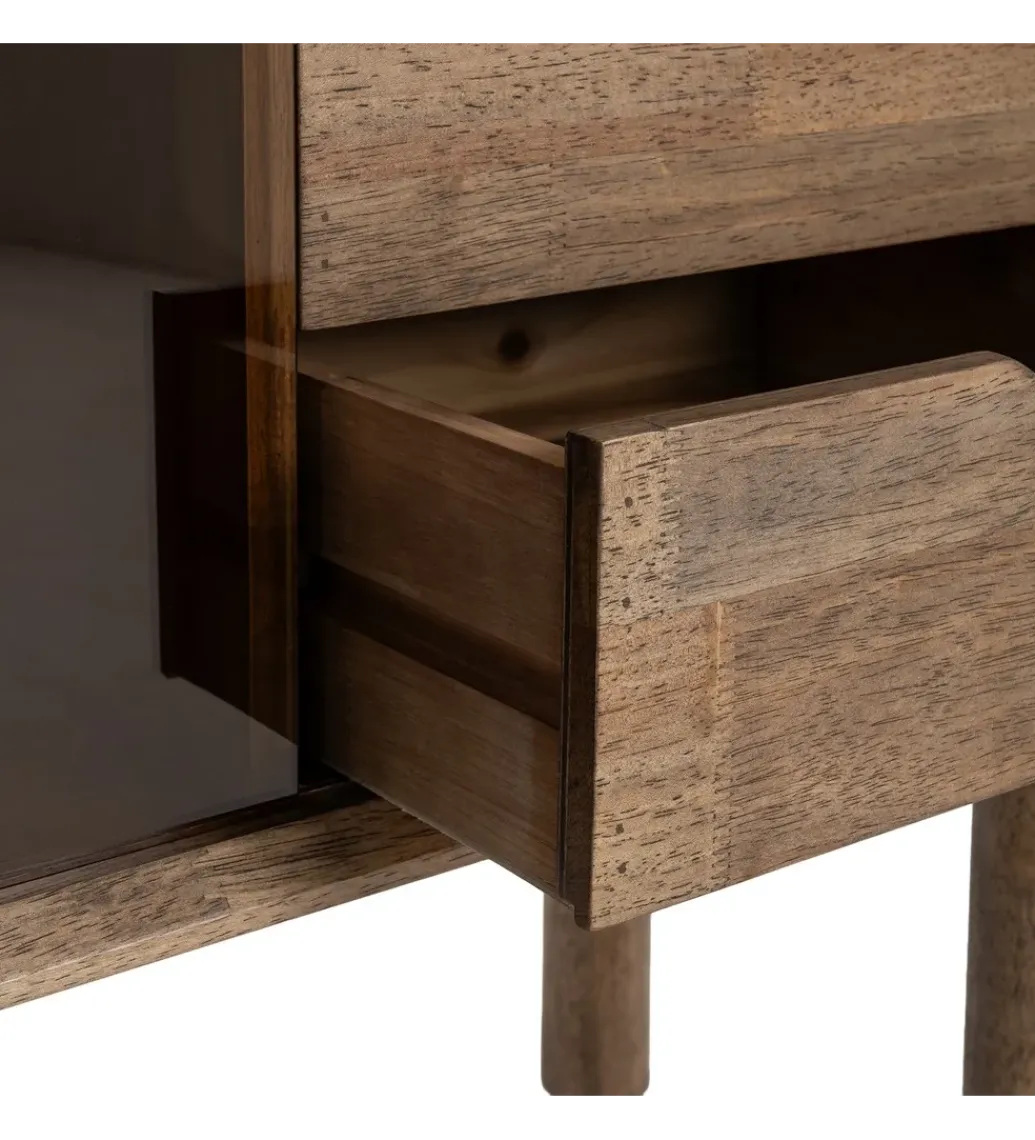 Zona-Design Komoda AMY 80 cm drewno kauczuk