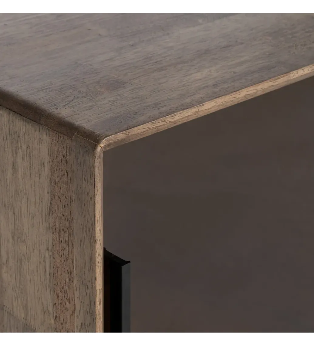 Zona-Design Komoda AMY 80 cm drewno kauczuk