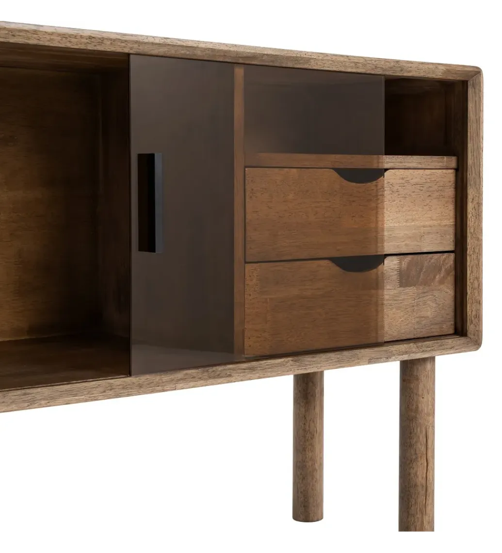 Zona-Design Komoda AMY 80 cm drewno kauczuk