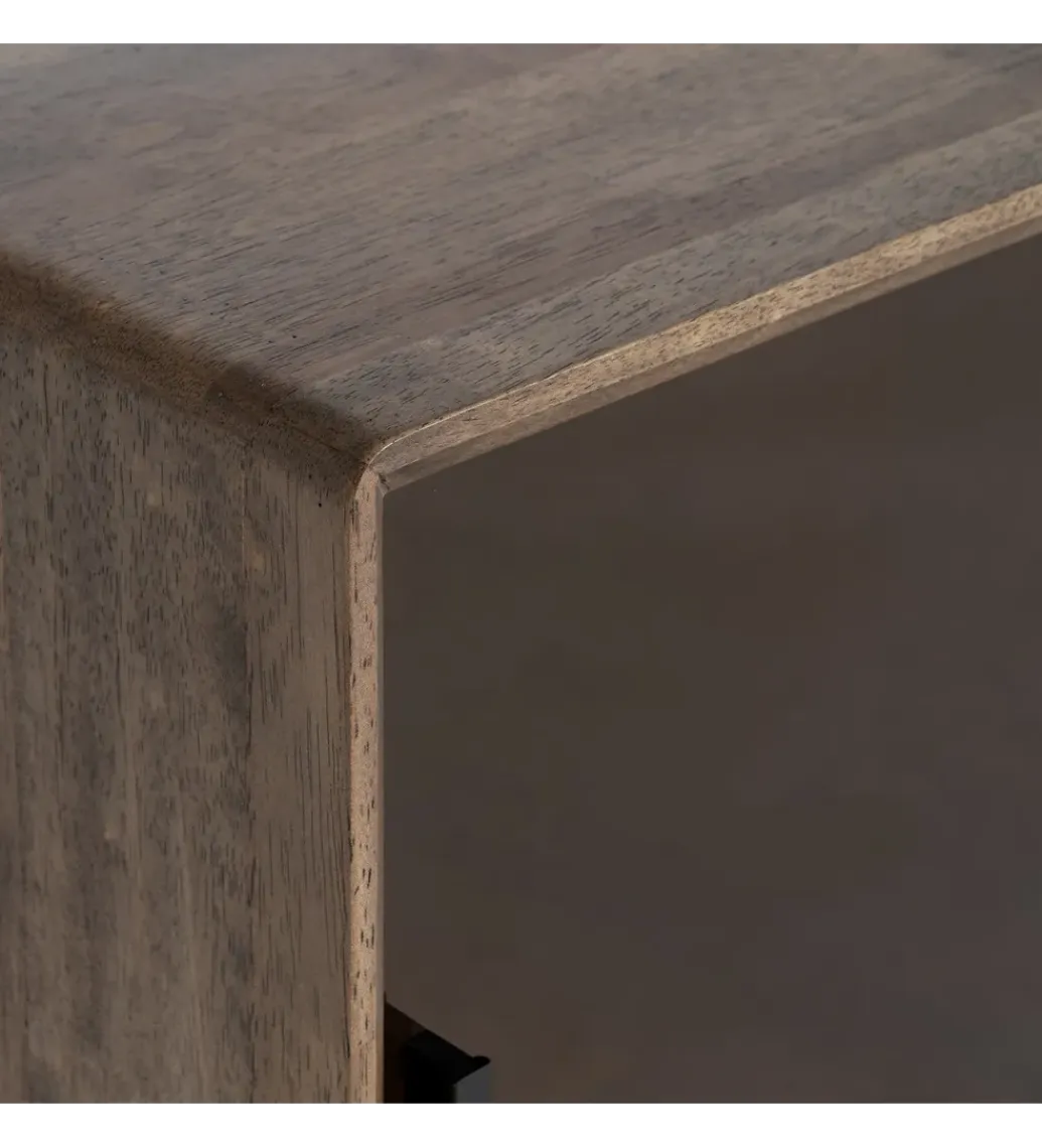 Zona-Design Komoda AMY 80 cm drewno kauczuk
