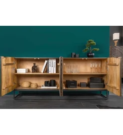 Invicta Interior Komoda ANELLO 177 cm drewno mango brąz
