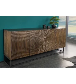 Invicta Interior Komoda ANELLO 177 cm drewno mango brąz