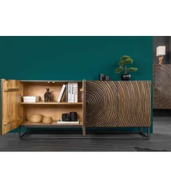 Invicta Interior Komoda ANELLO 177 cm drewno mango brąz
