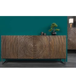Invicta Interior Komoda ANELLO 177 cm drewno mango brąz