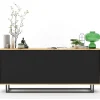 Polski Design ML Komoda Apollo 168 cm czarna