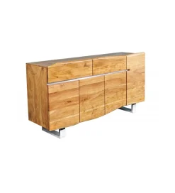 Invicta Interior - przedsprzedaż Komoda ARKTYKA II Mammut 170 cm drewno Akacja honey