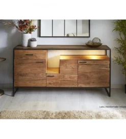 Invicta Interior Komoda ARTAMA 175 cm drewno akacja