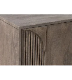 Invicta Interior Komoda ART DECO 170 cm drewno mango szary