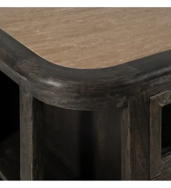 Zona-Design Komoda barek wyspa ISLA 155 cm drewno mango marumur