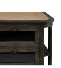 Zona-Design Komoda barek wyspa ISLA 155 cm drewno mango marumur