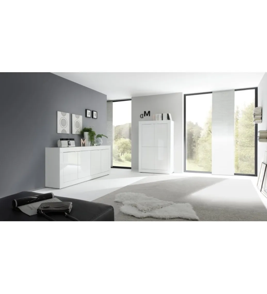 MCA Linia Włoska Komoda BASIC 207 cm biała