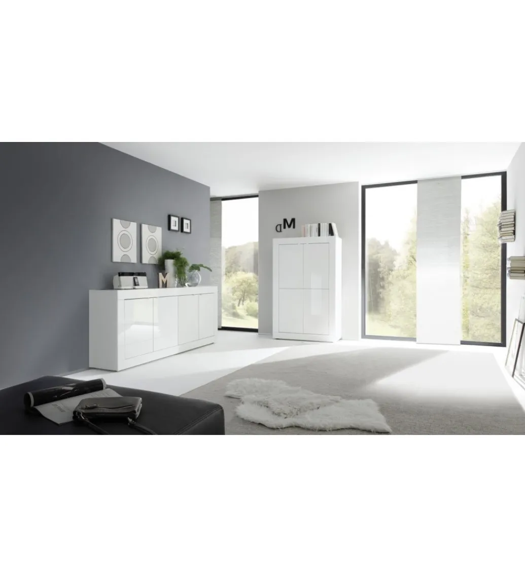 MCA Linia Włoska Komoda BASIC 207 cm biała