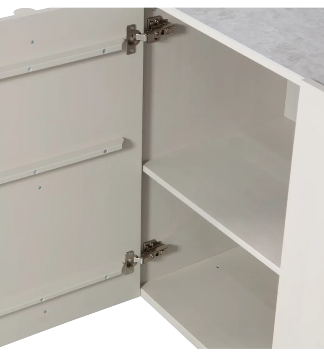 WOOOD Komoda BASU 200 cm drewno sosny dust