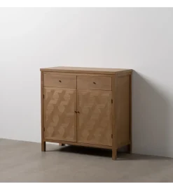 Zona-Design Komoda BATARU 90 cm drewno paulowni naturalna