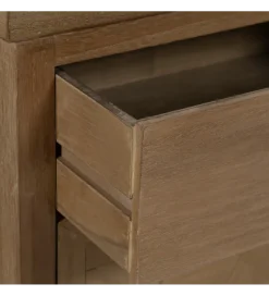 Zona-Design Komoda BATARU 90 cm drewno paulowni naturalna
