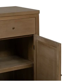 Zona-Design Komoda BATARU 90 cm drewno paulowni naturalna