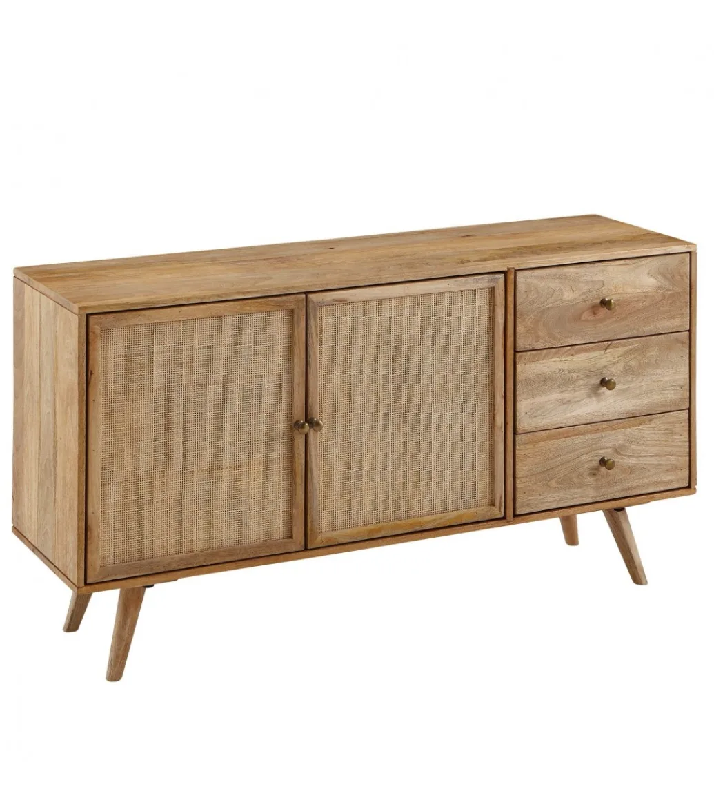WOHNLING, GERMANY Komoda BELIZE 140 cm drewno mango