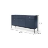 Zona-Design.pl Komoda BRANCO 154 cm granatowa