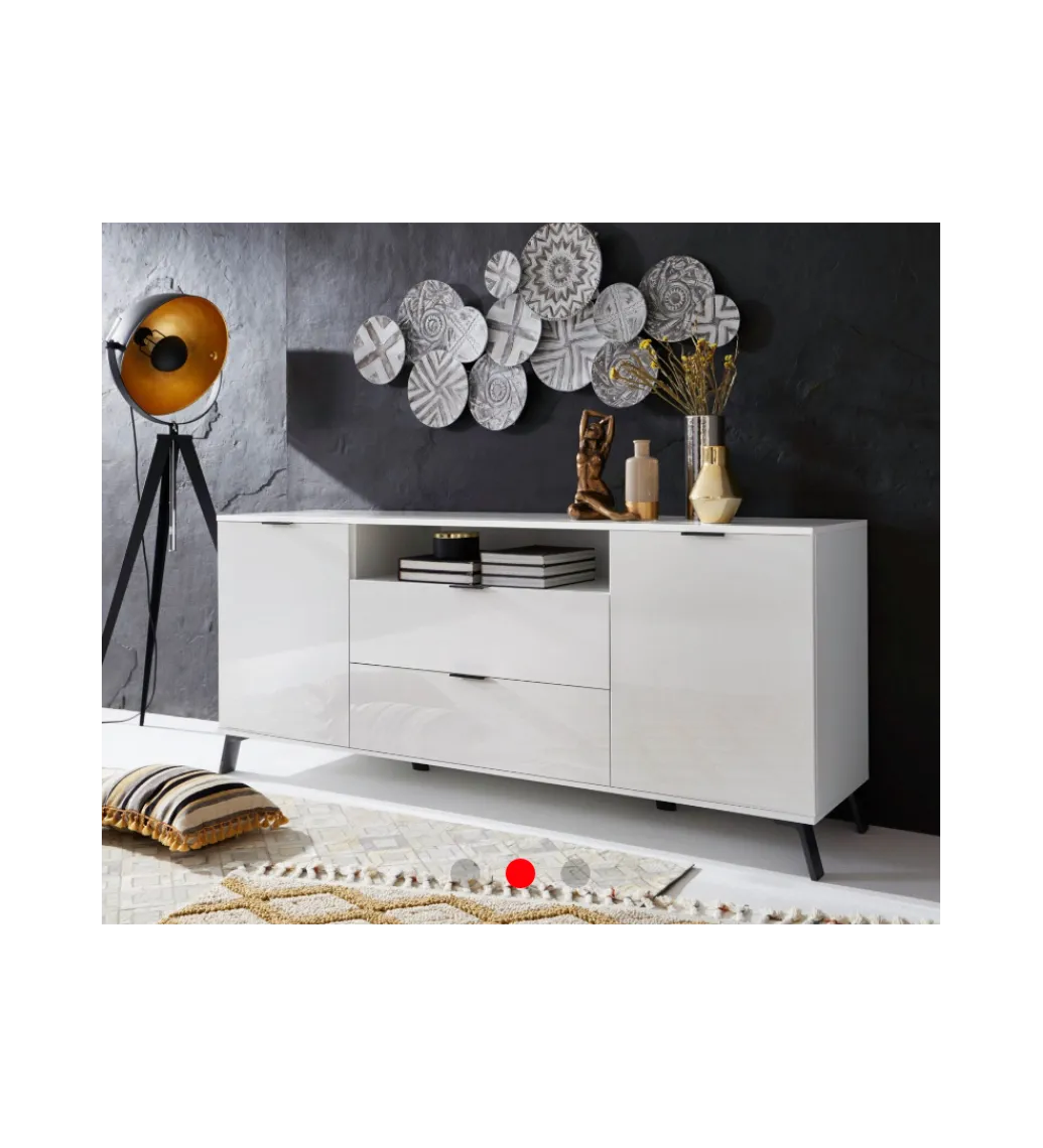 MCA Linia Włoska Komoda CASABLANCA 180 cm biała
