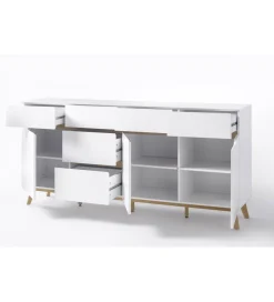 MCA Komoda CERVO 193 cm biała