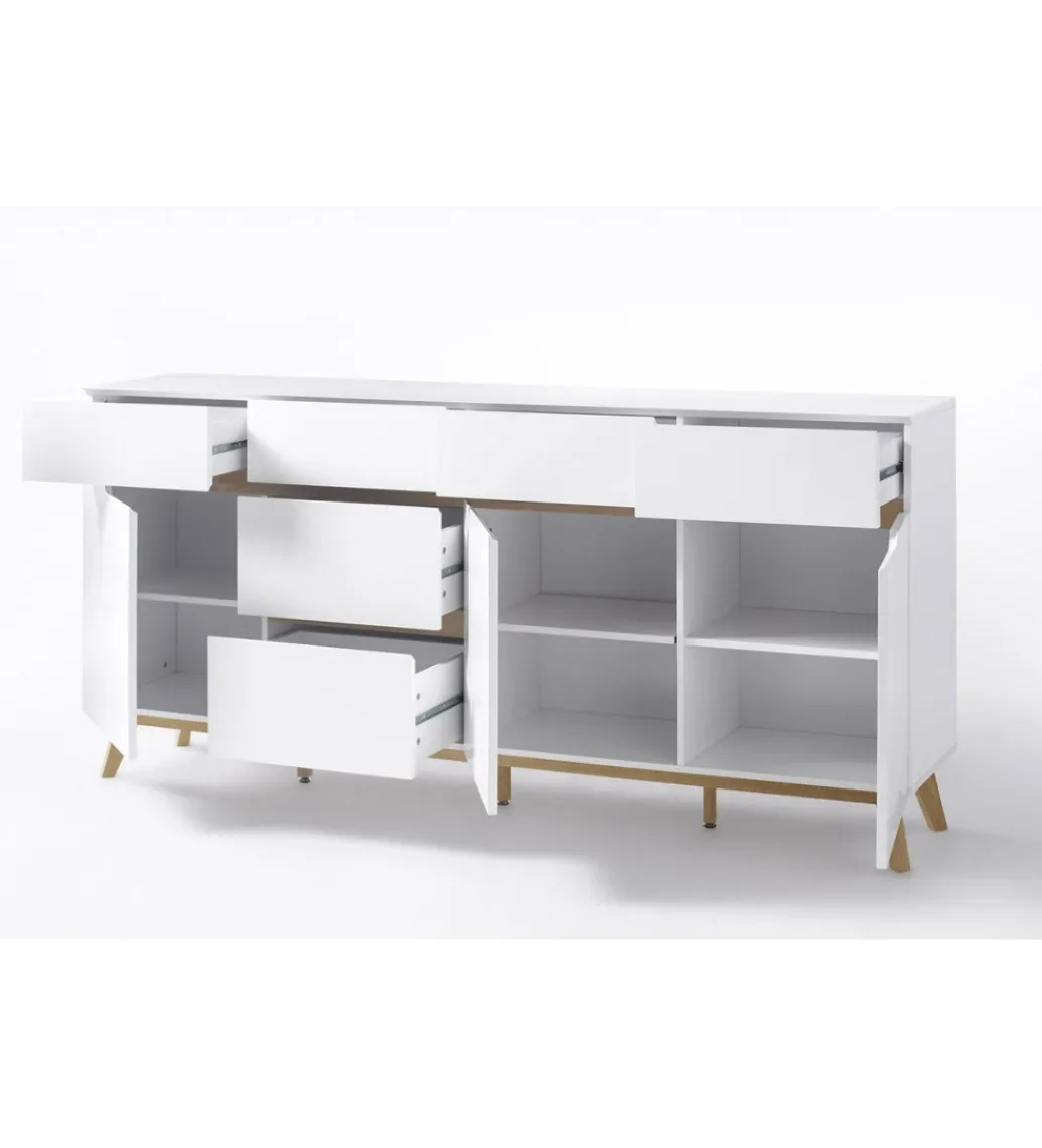 MCA Komoda CERVO 193 cm biała