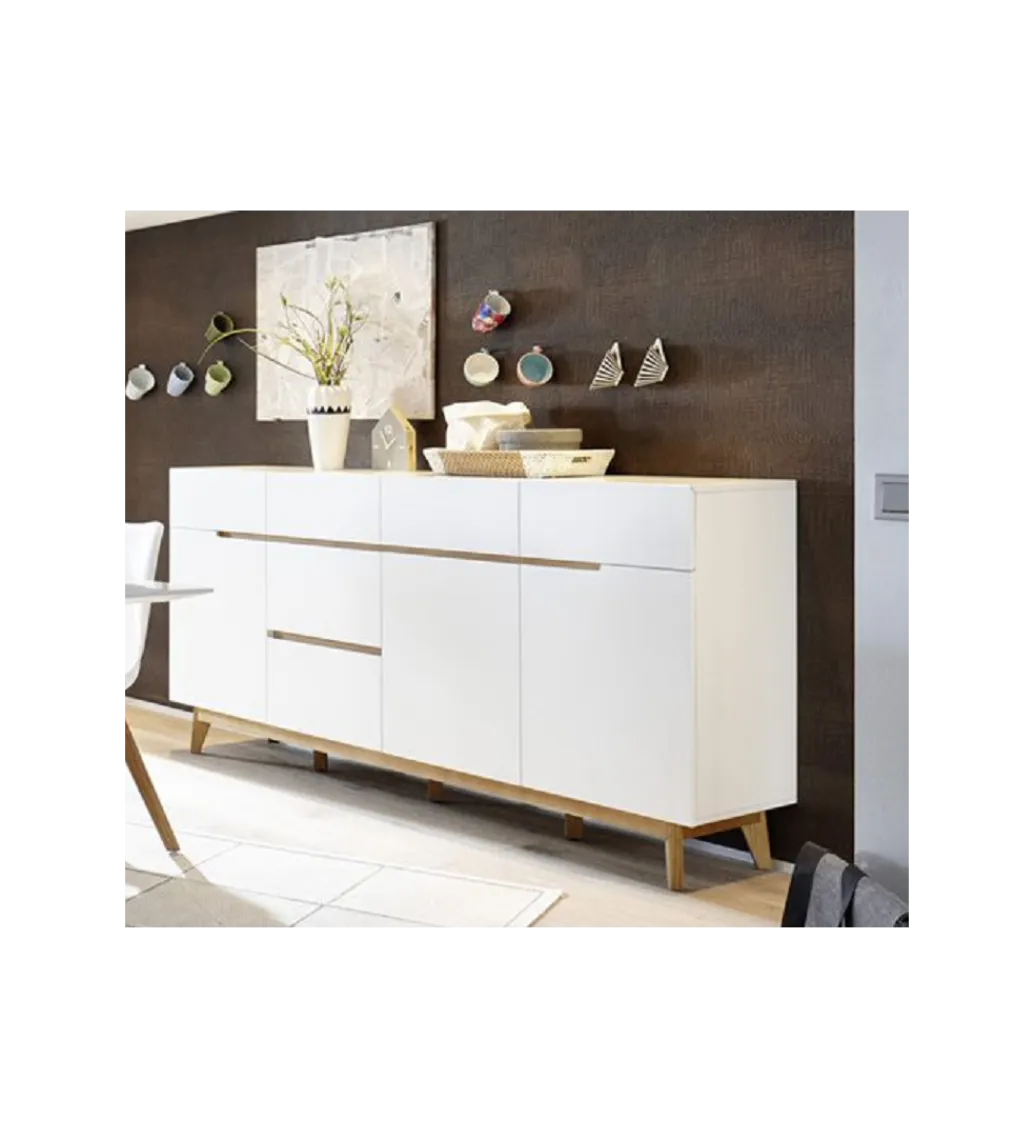 MCA Komoda CERVO 193 cm biała