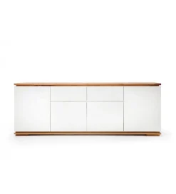 MCA Komoda CHIARO 180 cm biało kremowa