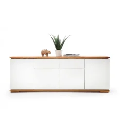 MCA Komoda CHIARO 180 cm biało kremowa