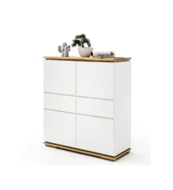 MCA Komoda CHIARO 100 Cm biało kremowa