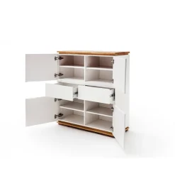 MCA Komoda CHIARO 100 Cm biało kremowa