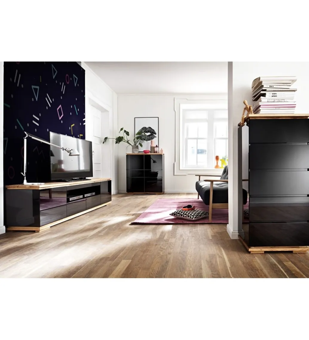 MCA Komoda CHIARO 100 cm czarna