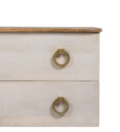 Zona-Design Komoda COSTARIC 83 cm drewno mango bielona