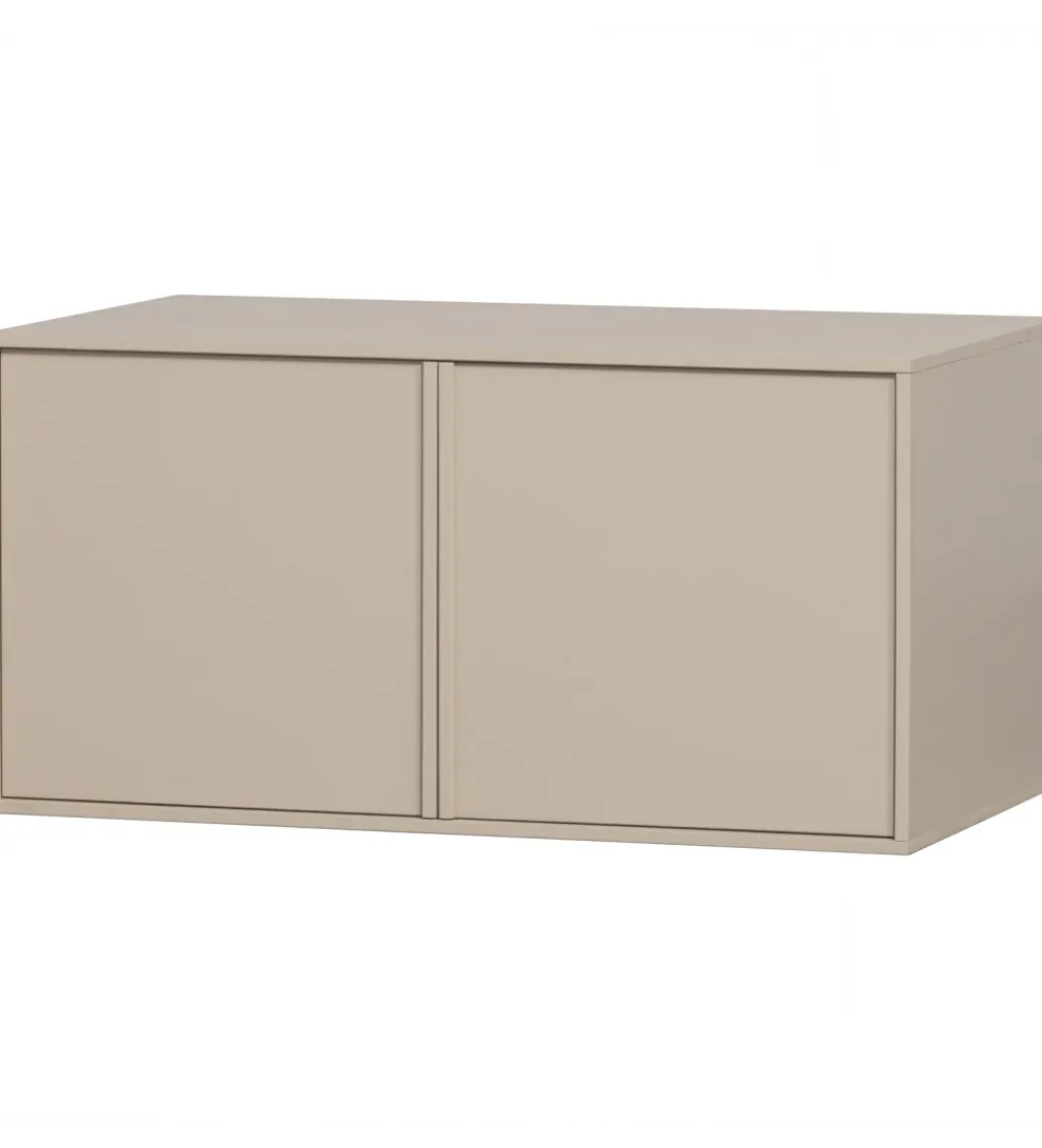 WOOOD Komoda DAILY 50 x 100 cm drewno sosny szare