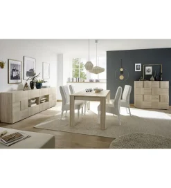 MCA Linia Włoska Komoda DAMA 241 Cm w kolorze dąb sonoma
